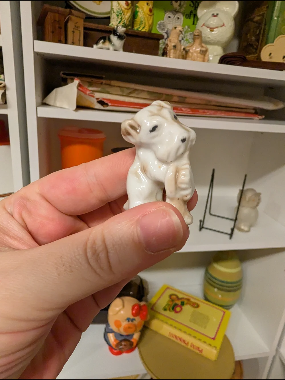 Ceramic Scottie Mini Vintage Figurine